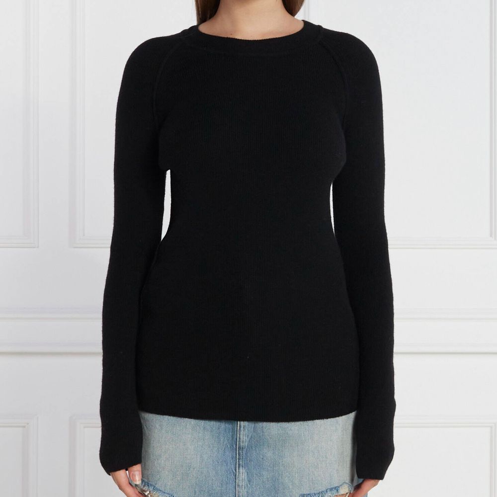 PINKO Schwarzer Wollpullover