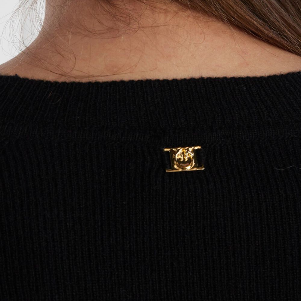 PINKO Schwarzer Wollpullover