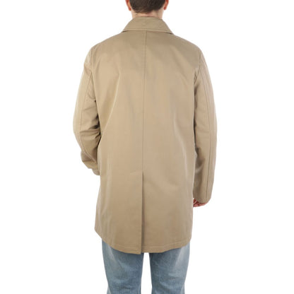 Aquascutum Beige Herren Trenchcoat aus Baumwolle