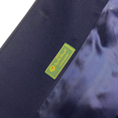 Blauer Wollmantel für Damen, Made in Italy