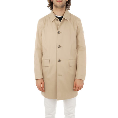 Aquascutum Beige Cotton Men Jacket