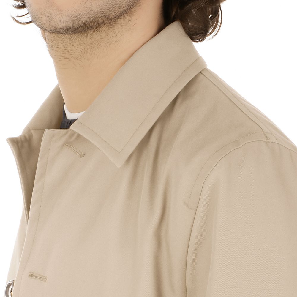 Aquascutum Beige Cotton Men Jacket