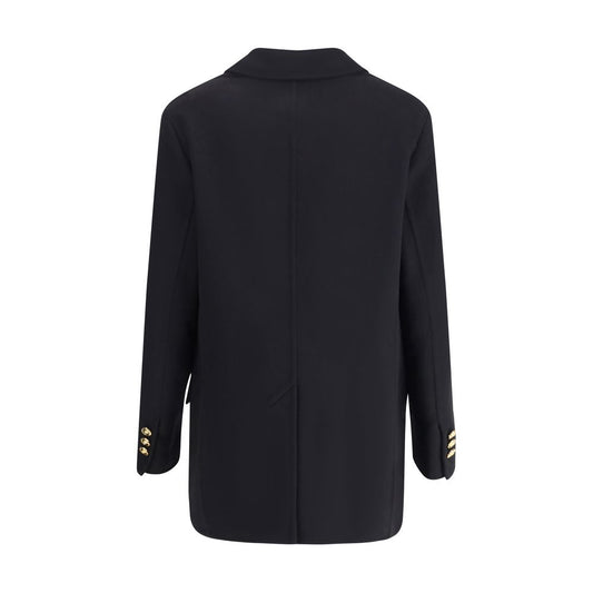 Versace Zweireihiger Mantel aus Wolle und Kaschmir