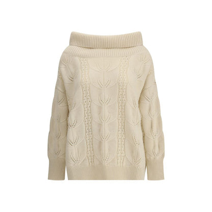 Ermanno Scervino Übergroßer perforierter Pullover