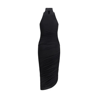 Jacquemus Schwarzes Freizeitkleid aus Acetat