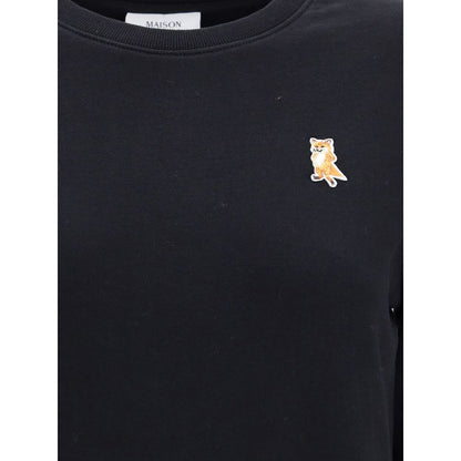 Maison Kitsuné Black Cotton Sweatshirt