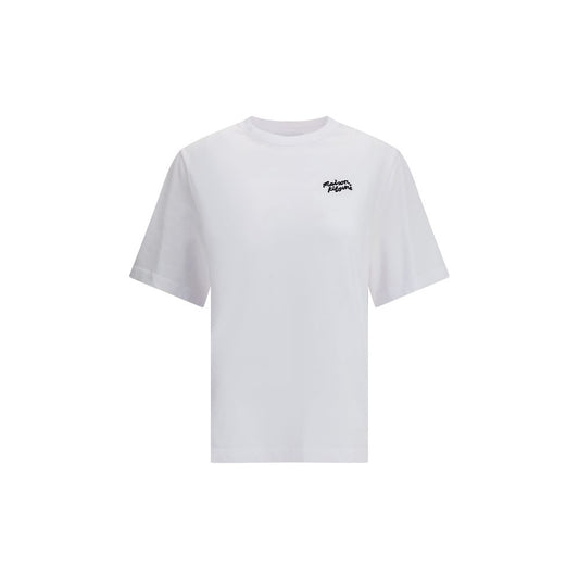 Maison Kitsuné Weißes Baumwoll-T-Shirt