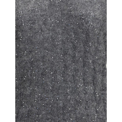 سترة Brunello Cucinelli Dazzling Cable المصنوعة من الموهير والقطن والصوف