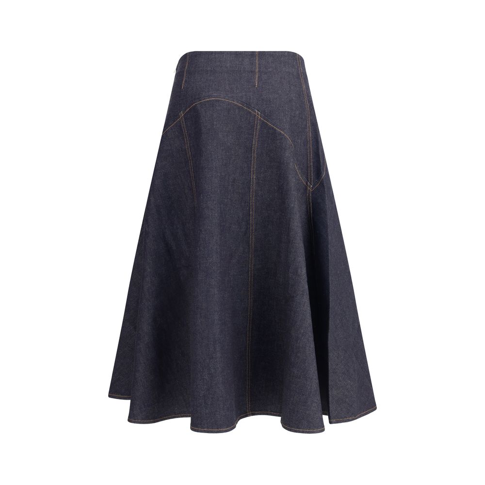 Jacquemus Denim-Midirock