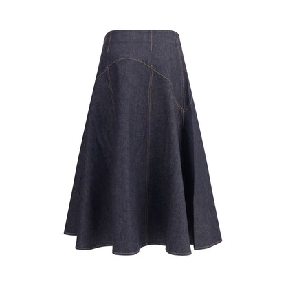 Jacquemus Denim-Midirock