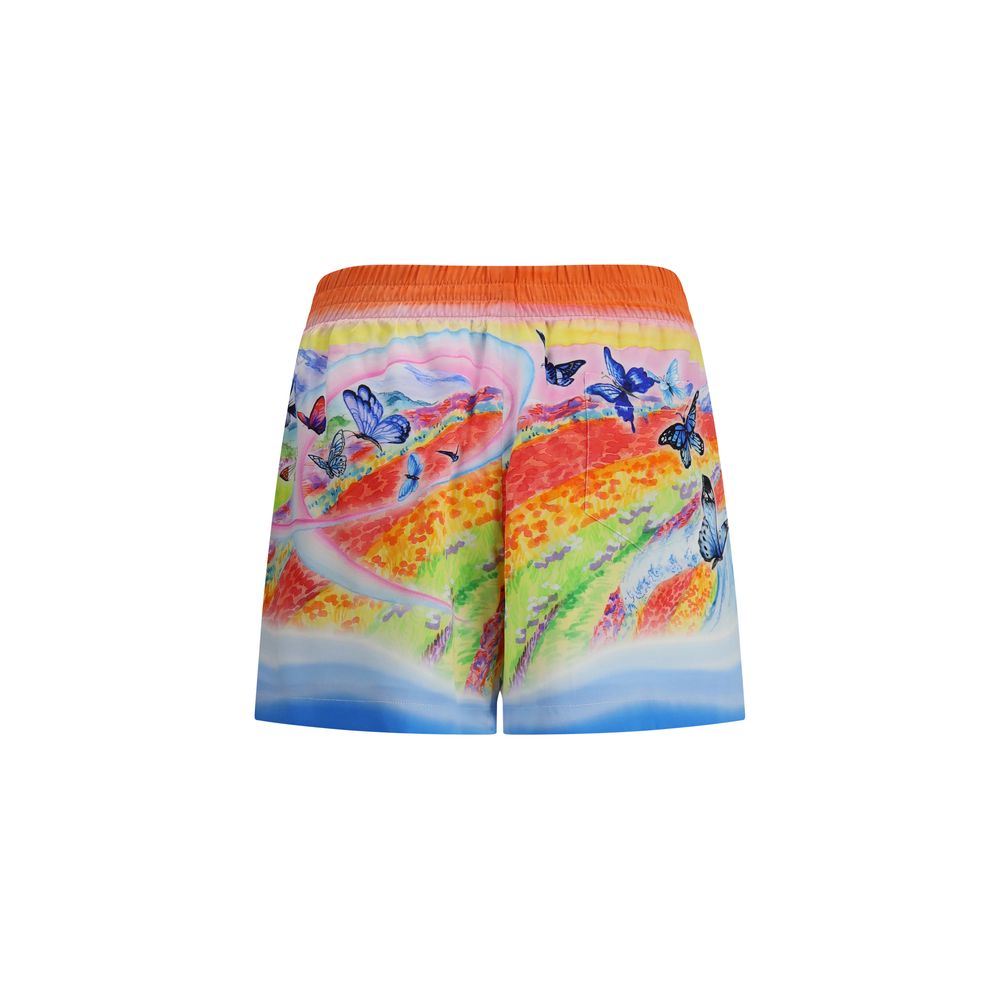 Casablanca Teacher – Shorts mit Schmetterlingslandschaft