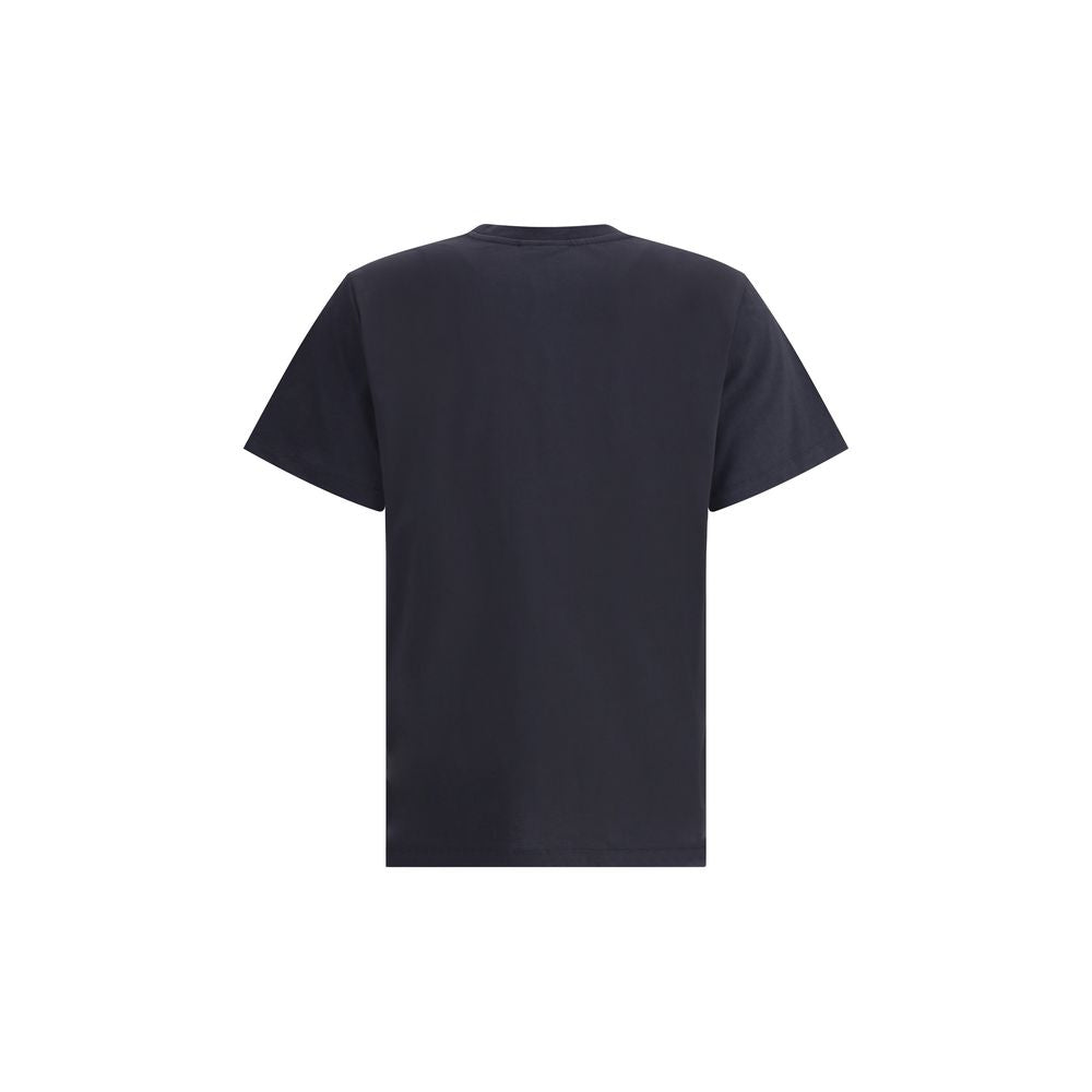 Ganni – T-Shirt mit Rosenmuster