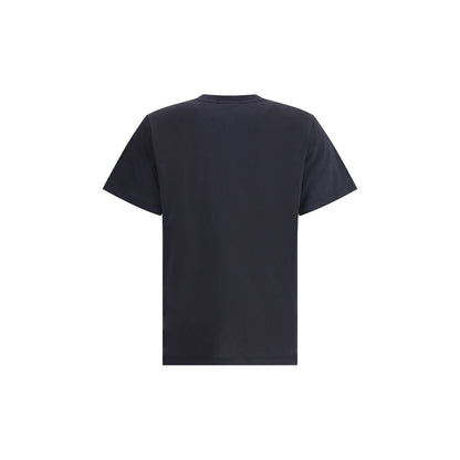 Ganni – T-Shirt mit Rosenmuster