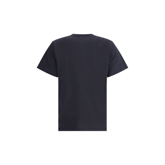 Ganni – T-Shirt mit Rosenmuster