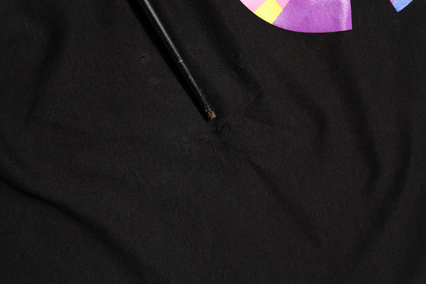 Dolce &amp; Gabbana – Schwarzes Baumwoll-T-Shirt mit Rundhalsausschnitt und Logo-Print