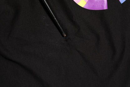 Dolce &amp; Gabbana – Schwarzes Baumwoll-T-Shirt mit Rundhalsausschnitt und Logo-Print