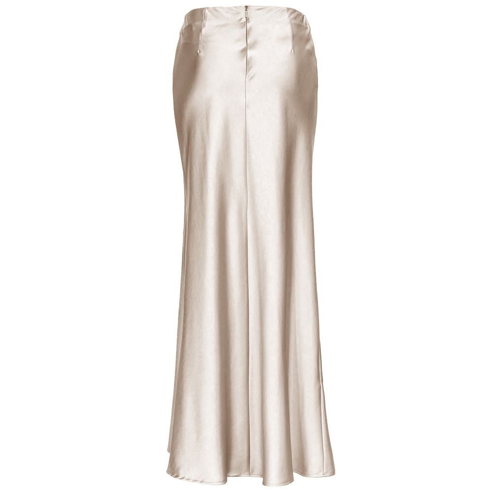 PINKO White Polyester Skirt