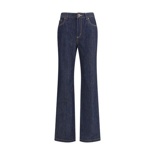 Alexander McQueen Denim Jeans haben ein gerades Bein