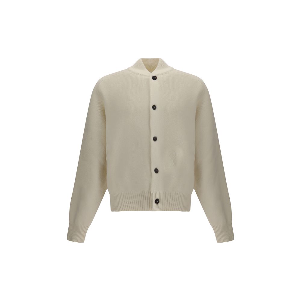 Jacquemus – Bestickte Strickjacke aus Schurwolle