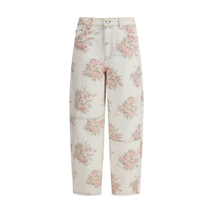 Ganni Jeans aus mehrfarbigem Baumwoll-Denim