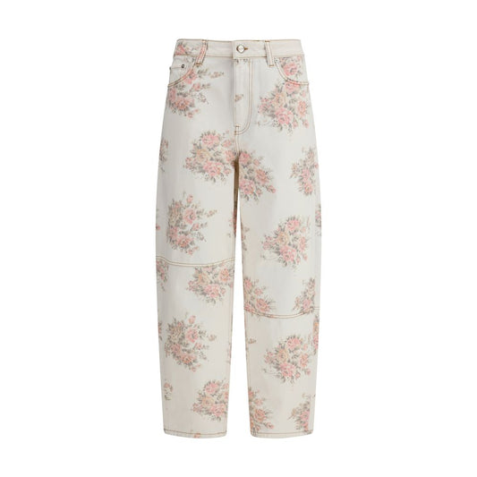 Ganni Jeans aus mehrfarbigem Baumwoll-Denim