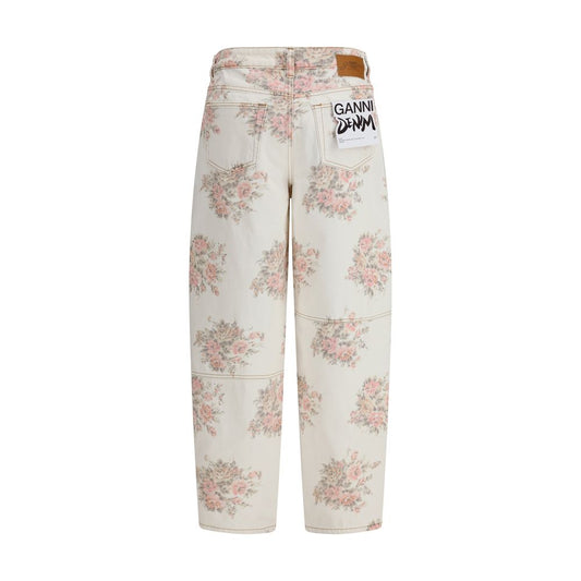 Ganni Jeans aus mehrfarbigem Baumwoll-Denim