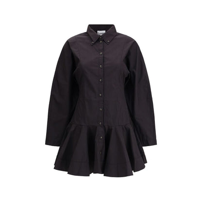 Ganni Kurzes Chemisier-Kleid