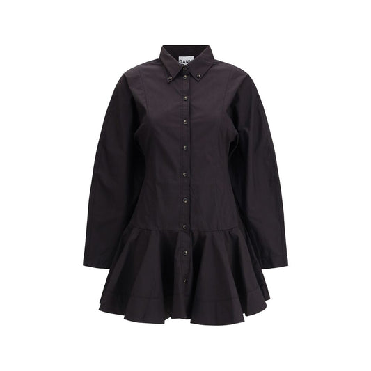 Ganni Kurzes Chemisier-Kleid