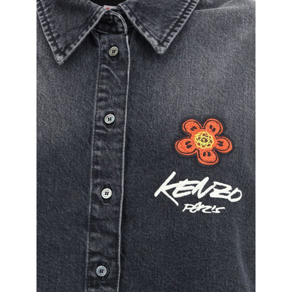 Kenzo x Futura Workwear – besticktes japanisches Jeanshemd