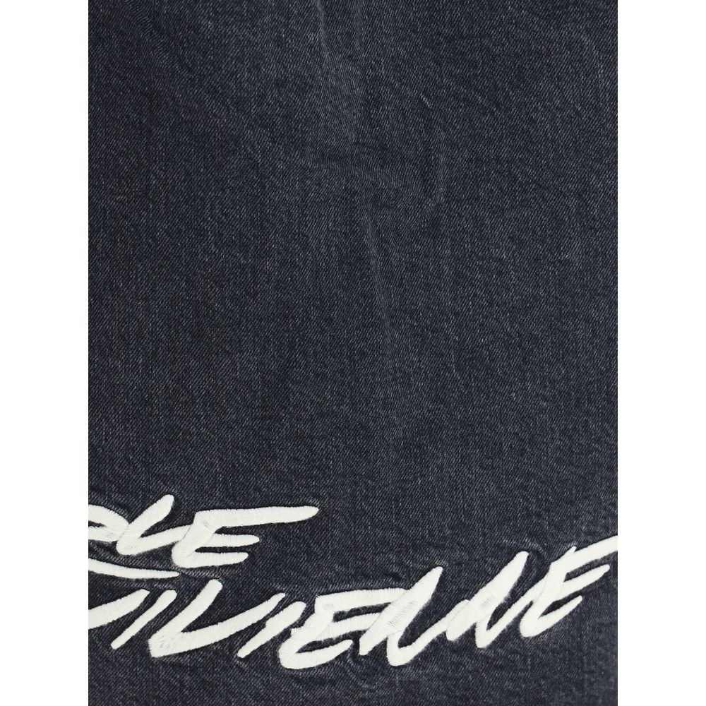 Kenzo x Futura Workwear – besticktes japanisches Jeanshemd