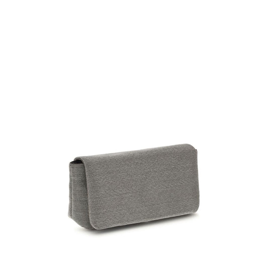 Brunello Cucinelli – Kostbare Umhängetasche mit Klappe