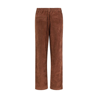 Brunello Cucinelli Brown Cotton Casual Pants