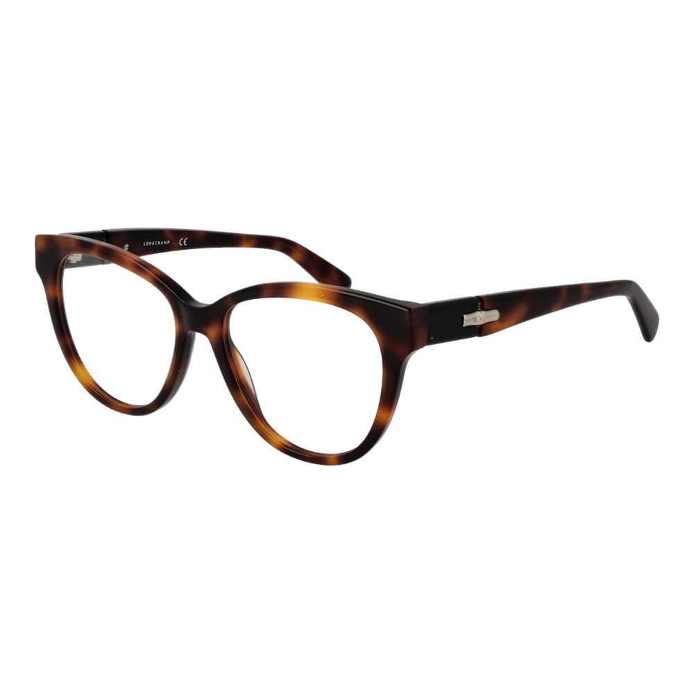 Longchamp Braune Acetat-Brille (Gestell)