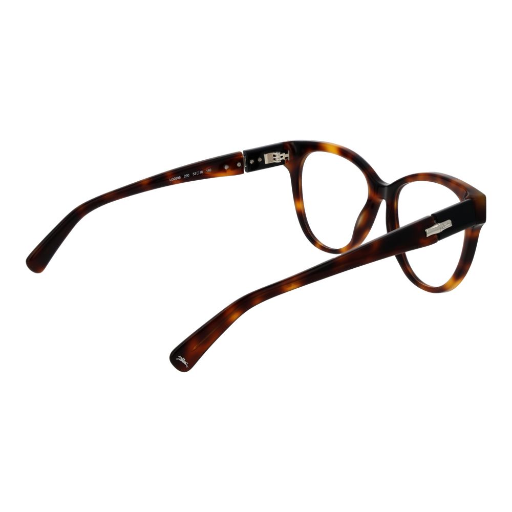 Longchamp Braune Acetat-Brille (Gestell)