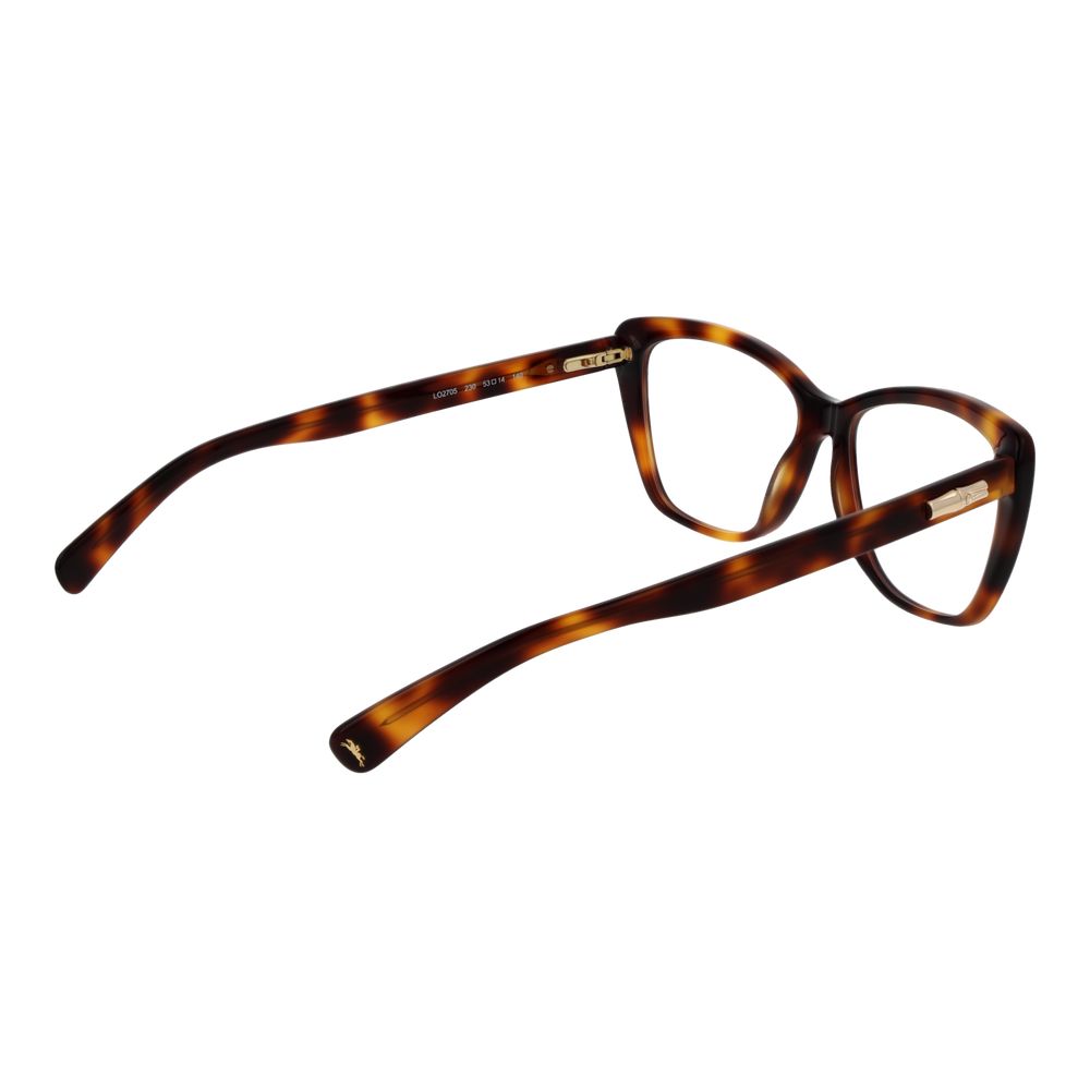Longchamp Braune Acetat-Brille (Gestell)