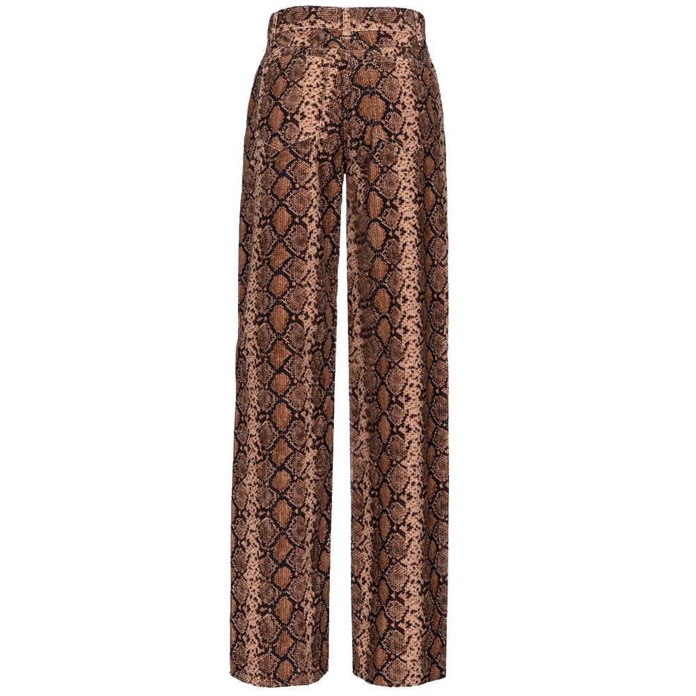 PINKO Brown Cotton Women's Corduroy Pant
