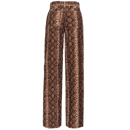 PINKO Brown Cotton Women's Corduroy Pant