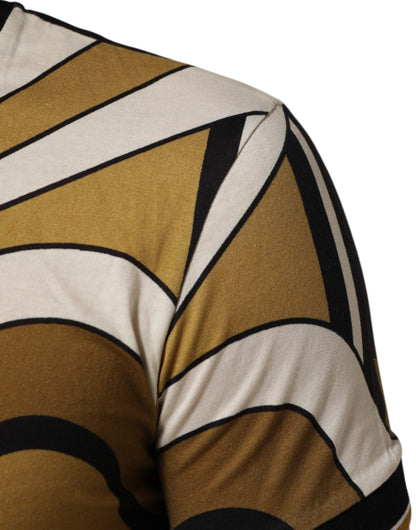 Dolce &amp; Gabbana – Mehrfarbiges T-Shirt mit Rundhalsausschnitt und Millennials-Stern