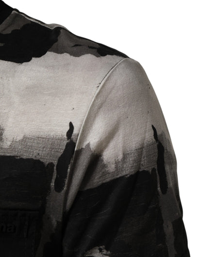 Dolce &amp; Gabbana – Mehrfarbiges Camouflage-T-Shirt für Herren mit kurzen Ärmeln
