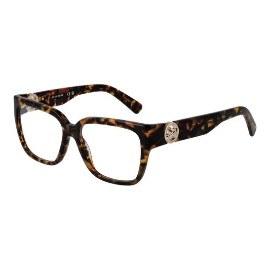 Longchamp Braune Acetat-Brille (Gestell)