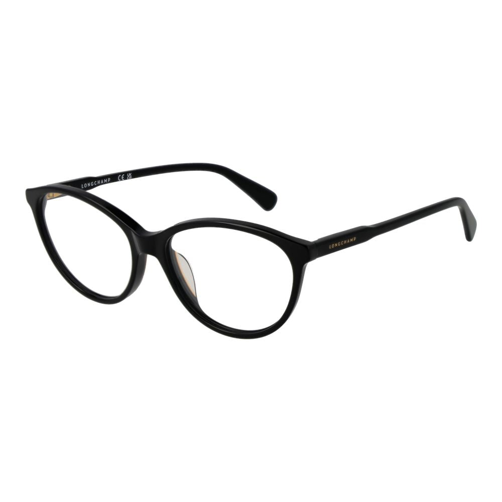 Longchamp Brille aus schwarzem Acetat (Gestell)