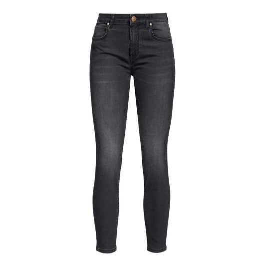 PINKO Black Cotton Women Jeans