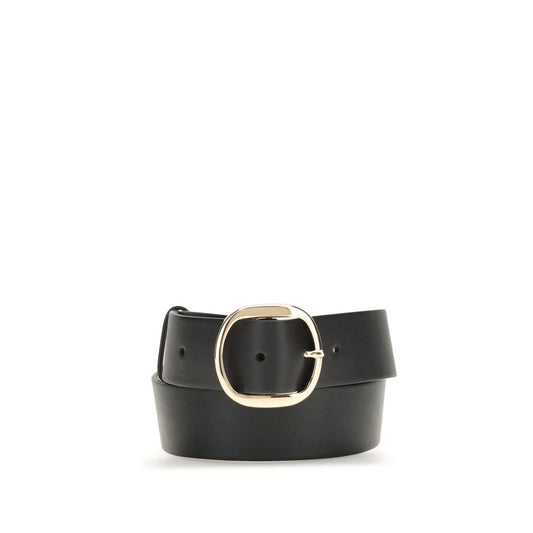 Gabriela Hearst Black Leather Regular Belt