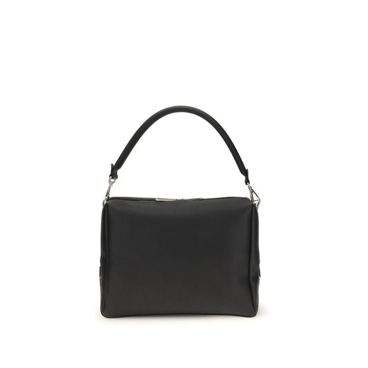 Fendi Schultertasche aus schwarzem Kalbsleder (Bos Taurus)