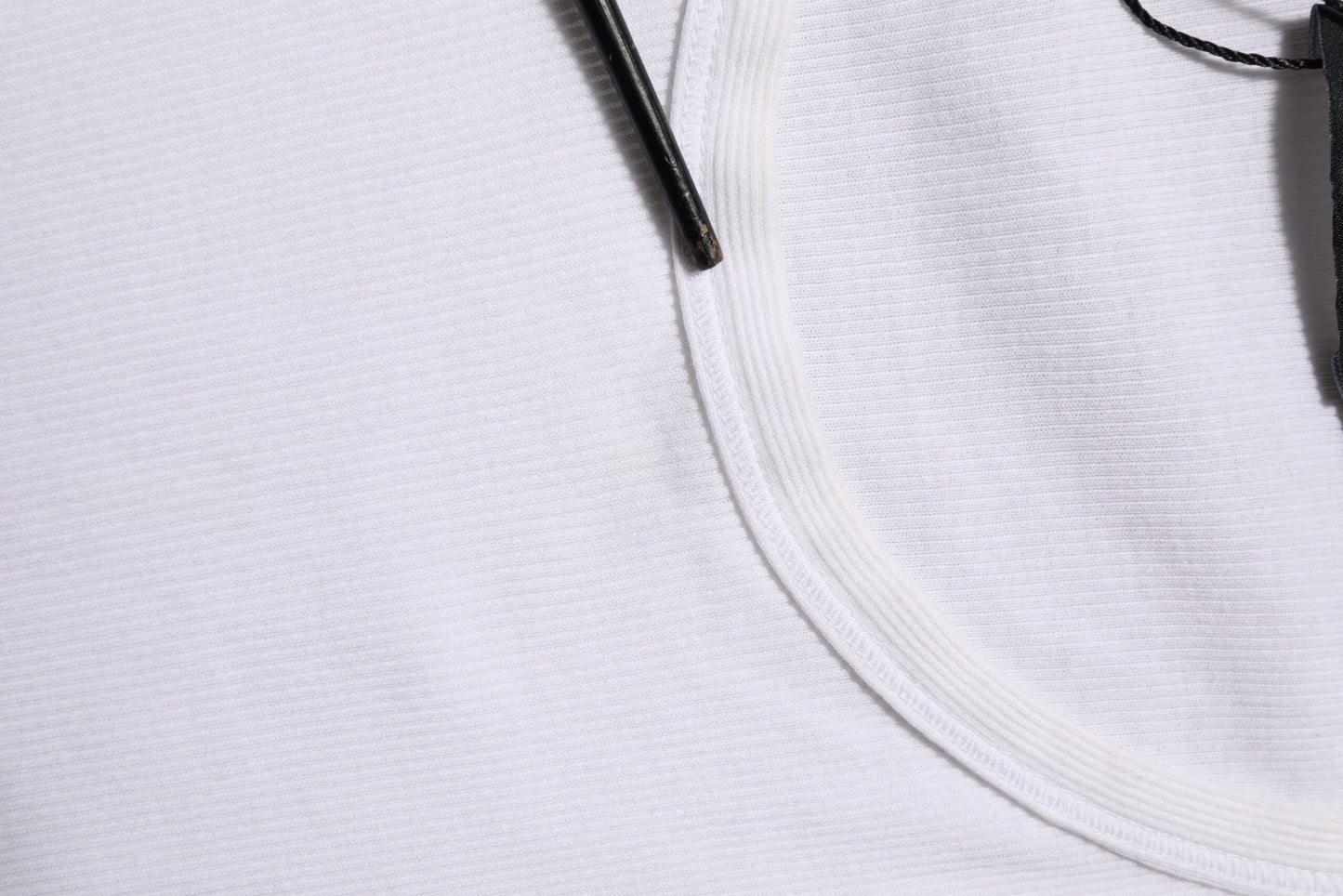 Dolce &amp; Gabbana – Weißes ärmelloses Tanktop mit Rundhalsausschnitt