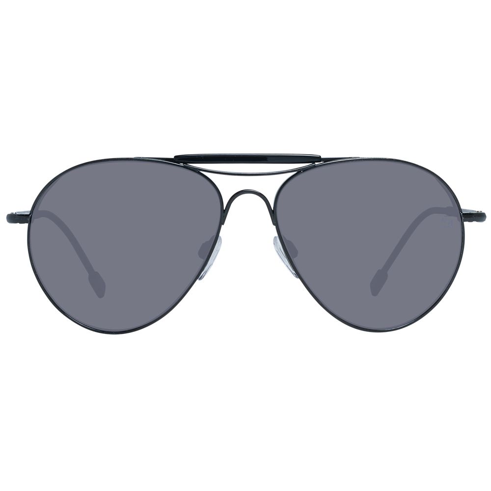 Ermenegildo Zegna Schwarze Herren-Sonnenbrille