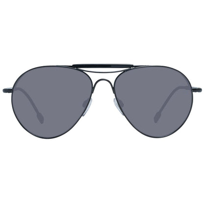 Ermenegildo Zegna Schwarze Herren-Sonnenbrille
