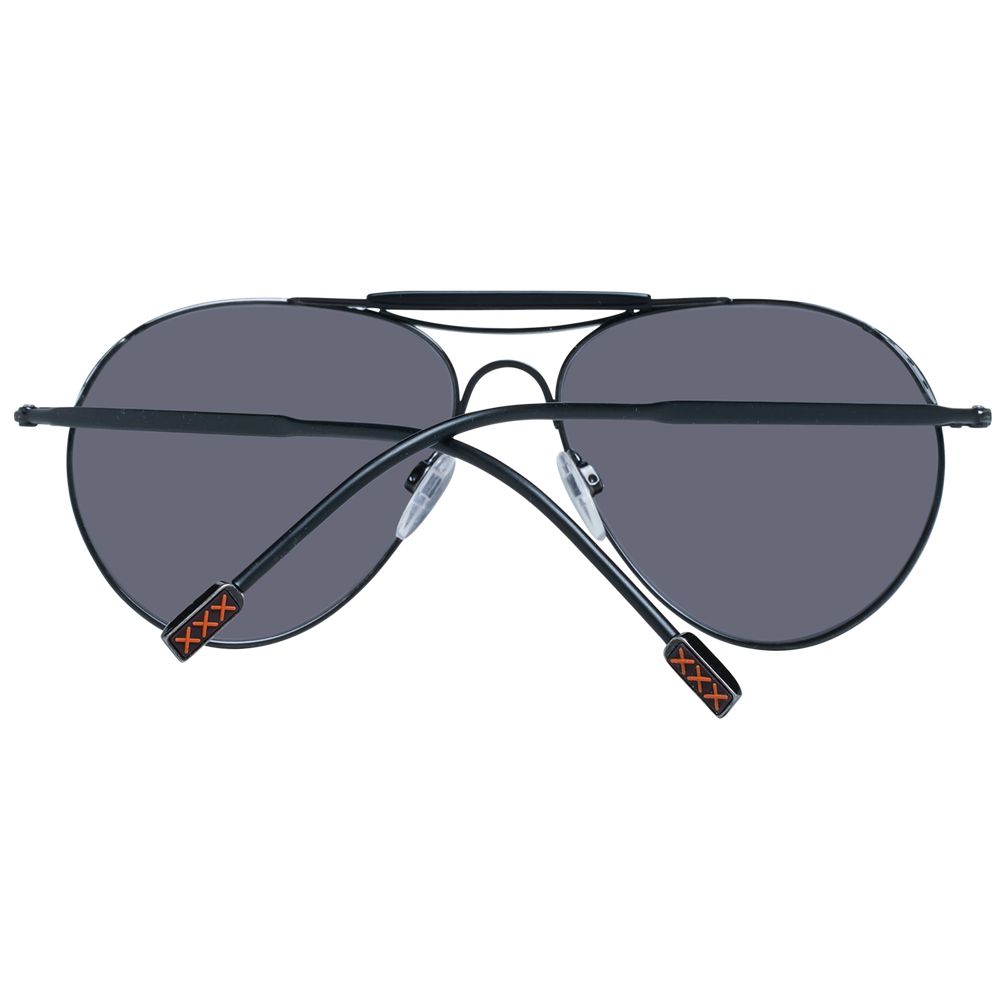 Ermenegildo Zegna Schwarze Herren-Sonnenbrille