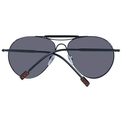Ermenegildo Zegna Schwarze Herren-Sonnenbrille