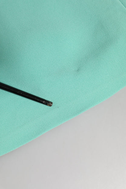 Dolce &amp; Gabbana Grünes ärmelloses Etui-Midikleid aus Viskose